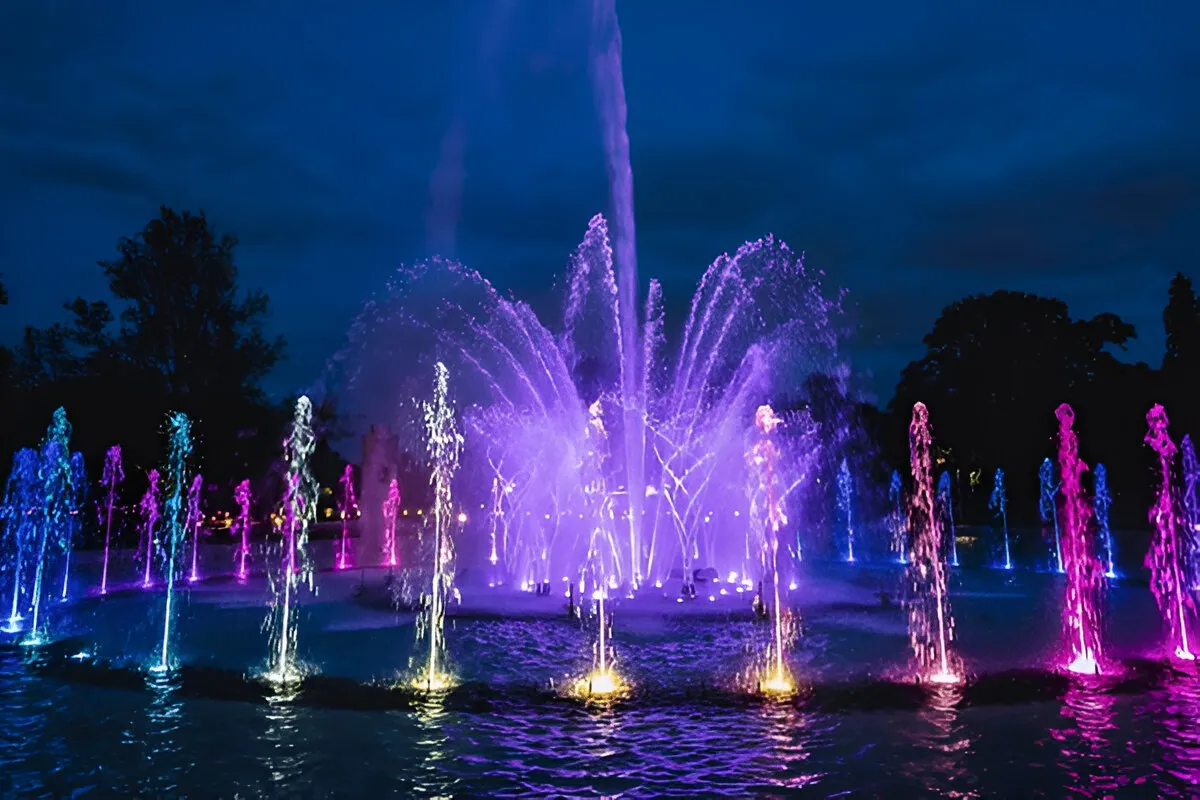 Arch Fountains for Aquatic Ecosystems: Aeration Benefits