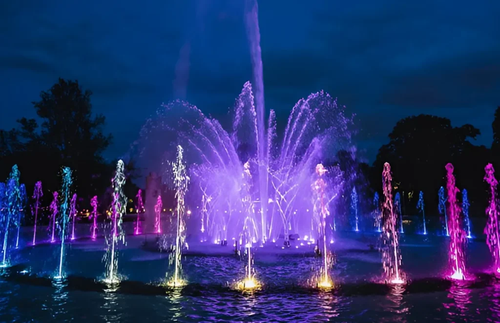 Arch Fountains for Aquatic Ecosystems: Aeration Benefits