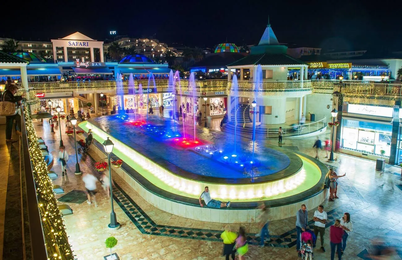 Musical water fountain in India