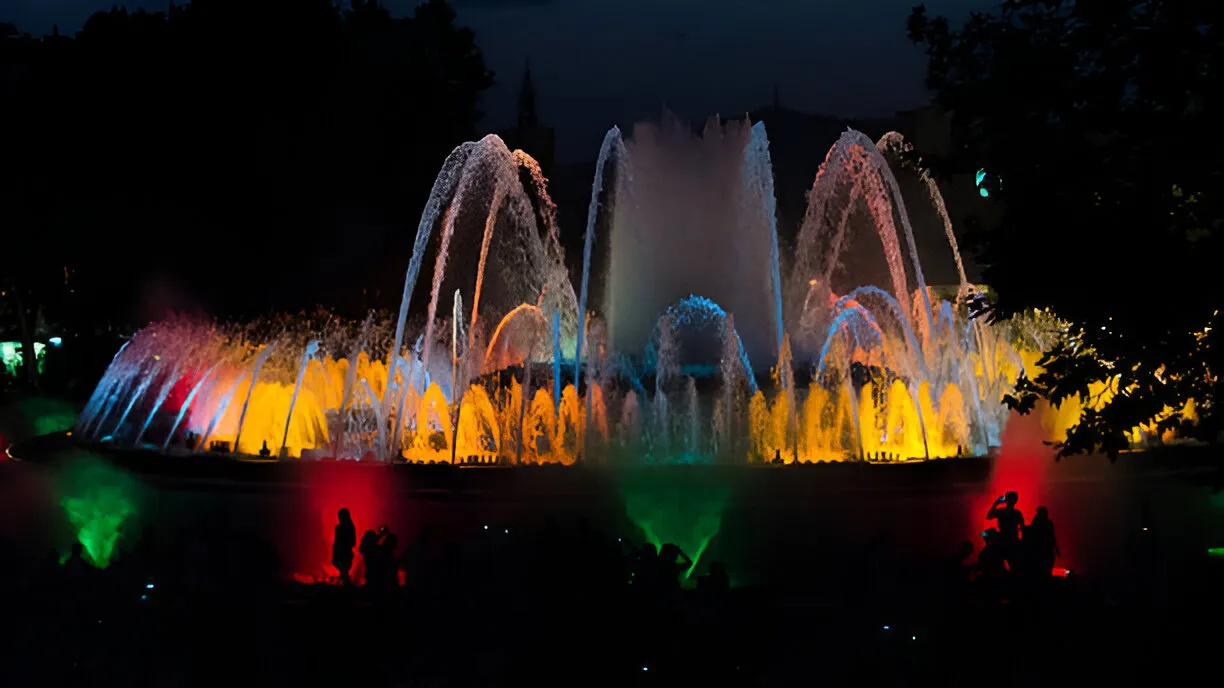 Music fountain patterns