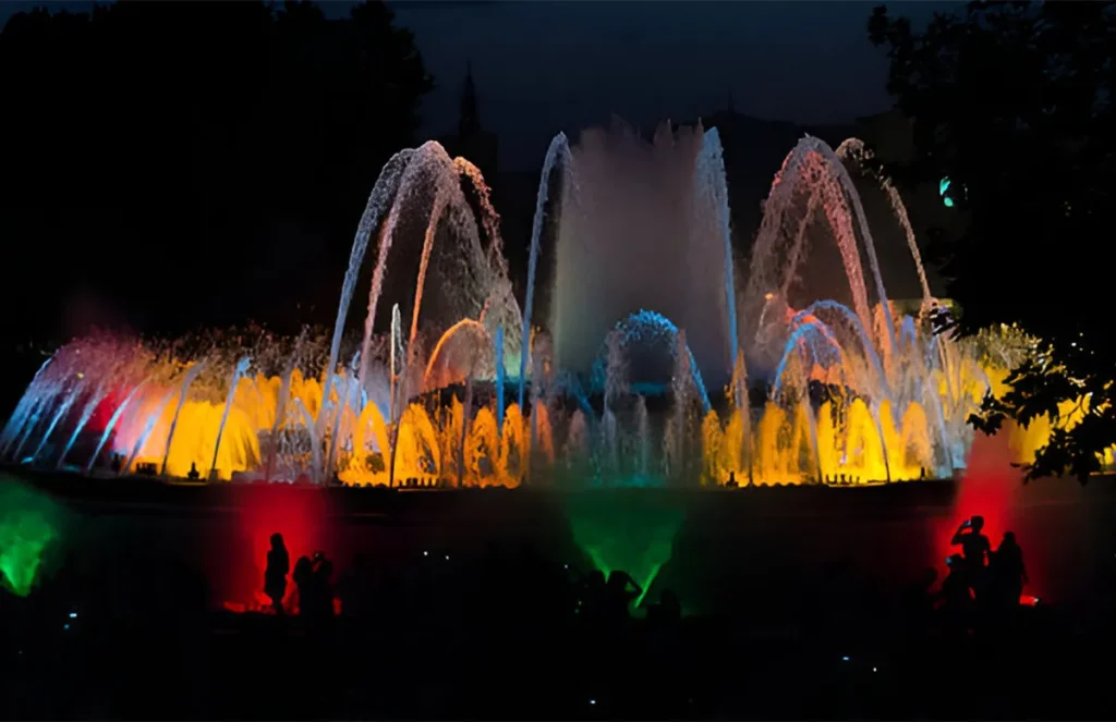 Music fountain patterns