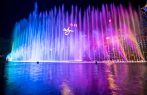 Indoor Waterfall Fountain Enhancing Interior Space