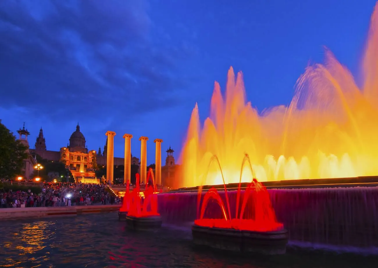 High Spray Jet Fountain Urban Design