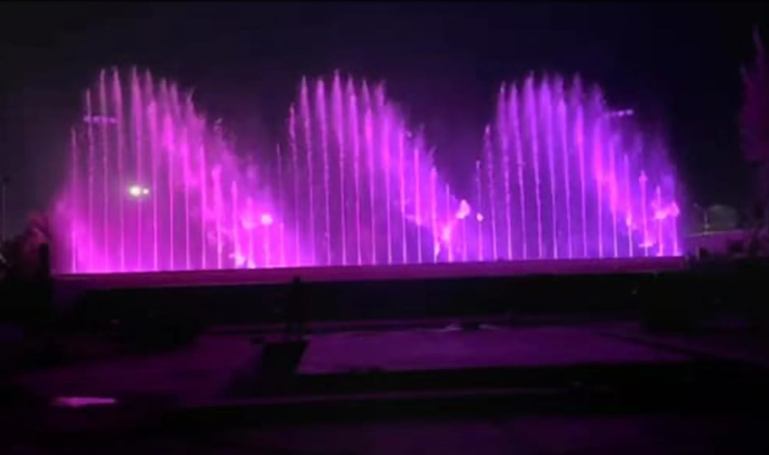 Musical Fountain show, BKT tires, Bhuj, Gujarat