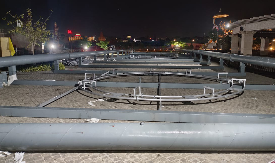 Aqua screen Projection Show installation, Mahakal Lok, Ujjain, MP