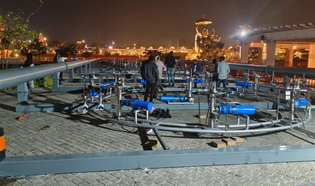 Aqua screen Projection Show, Rudrasagar, Mahakal Lok, Ujjain, MP