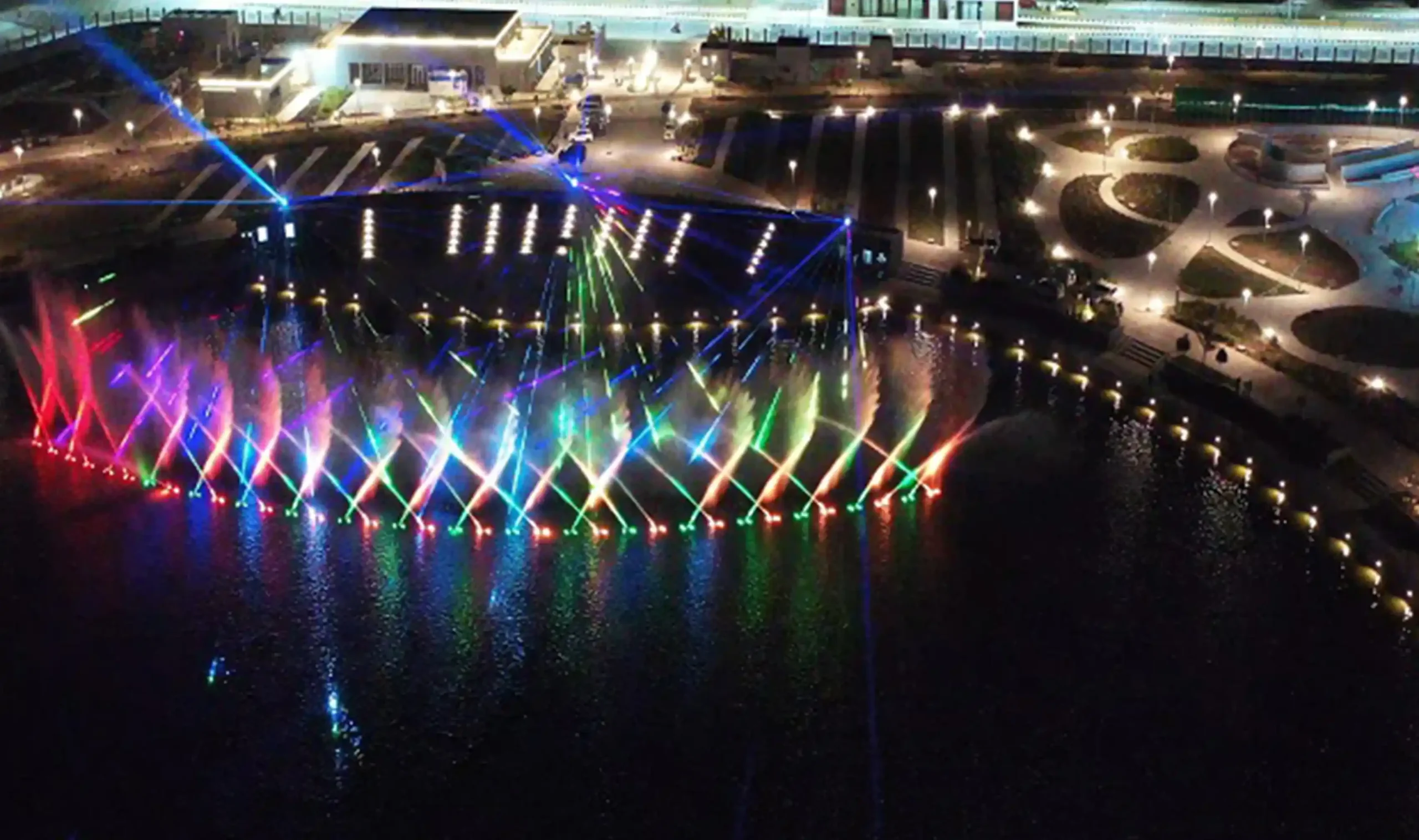 Fountain, Light & Sound show, Atal Sarovar, Rajkot, Gujarat