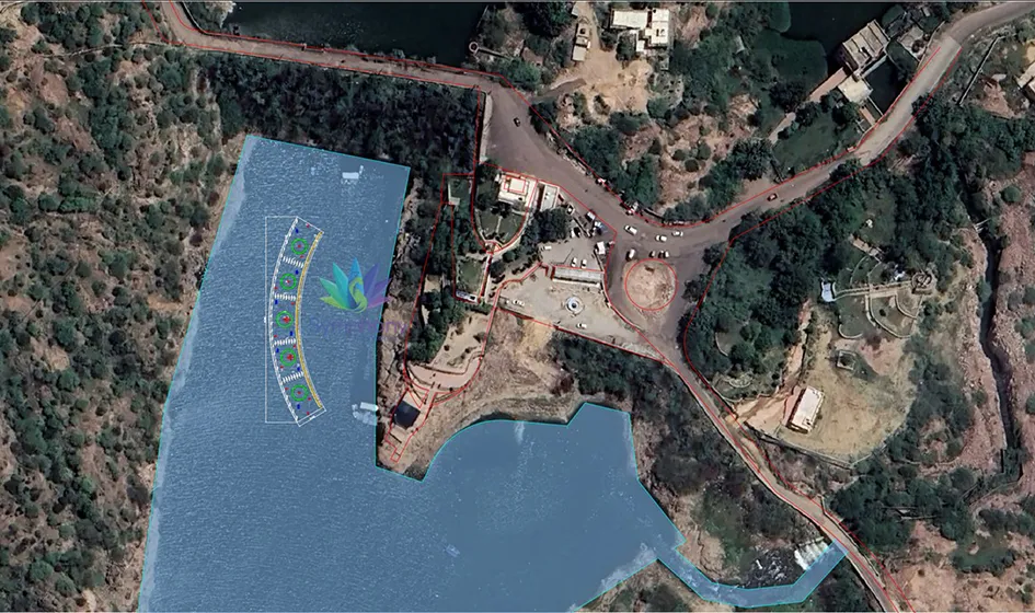 Dancing Fountain design, kaylana lake, Jodhpur, Rajasthan