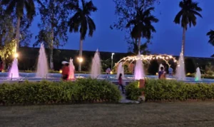Garden Fountain installation, Aatapi, Vadodara, Gujarat