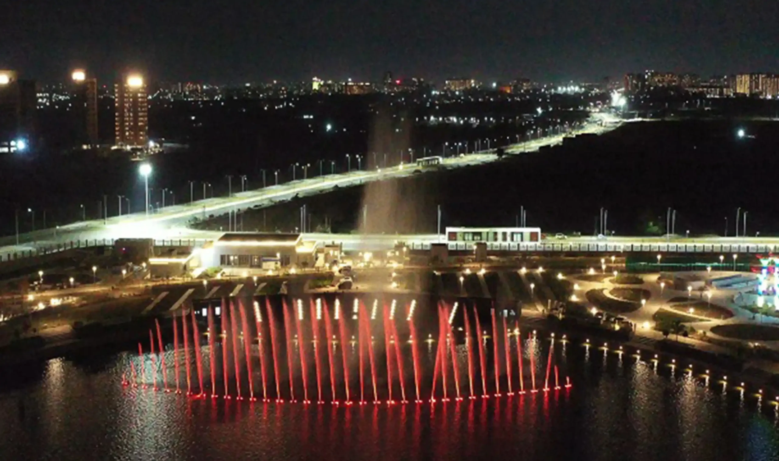 Fountain, Light & Sound show, Atal Sarovar, Rajkot, Gujarat