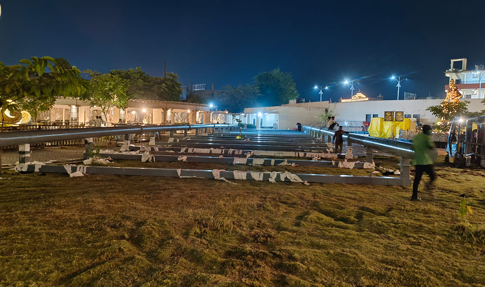 Aqua screen Projection Show installation, Mahakal Lok, Ujjain, MP