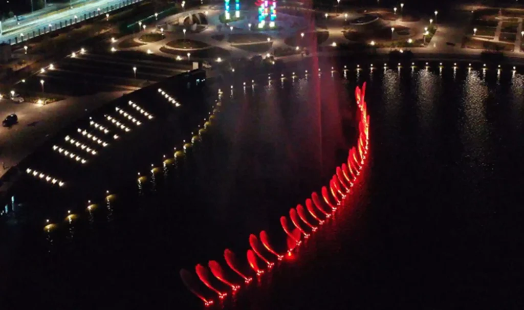 Fountain, Light & Sound show, Atal Sarovar, Rajkot, Gujarat