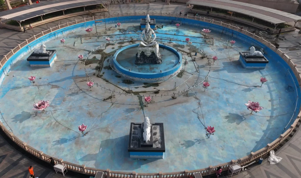 Water Projection and Lotus Fountain, Mahakal Lok, Ujjain, MP