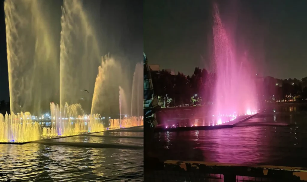 Water laser Show, aatapi