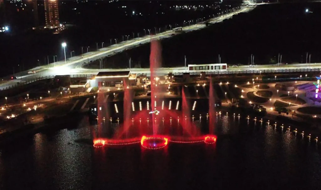 Fountain, Light & Sound show, Atal Sarovar, Rajkot, Gujarat