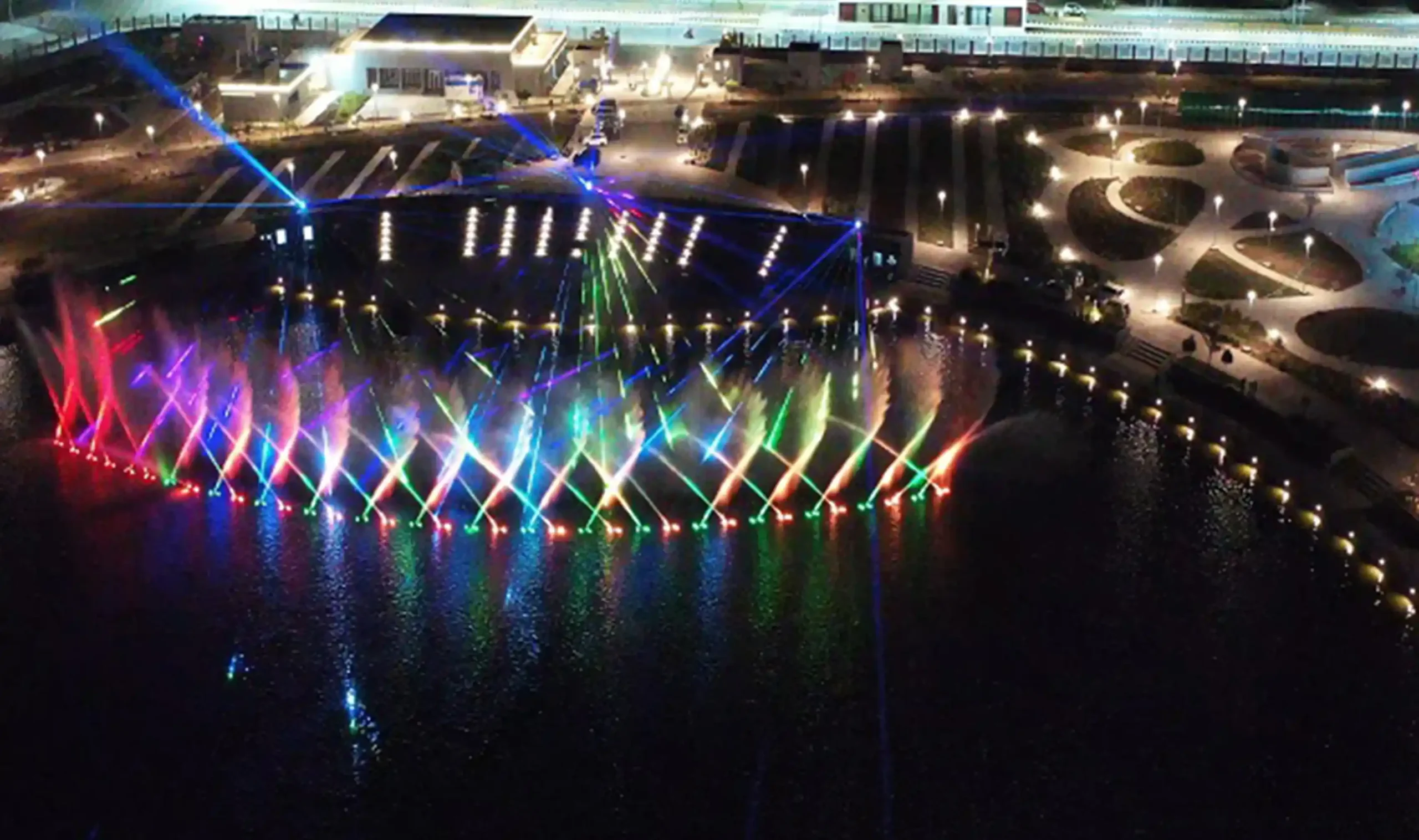 Fountain, Light & Sound show, Atal Sarovar, Rajkot, Gujarat