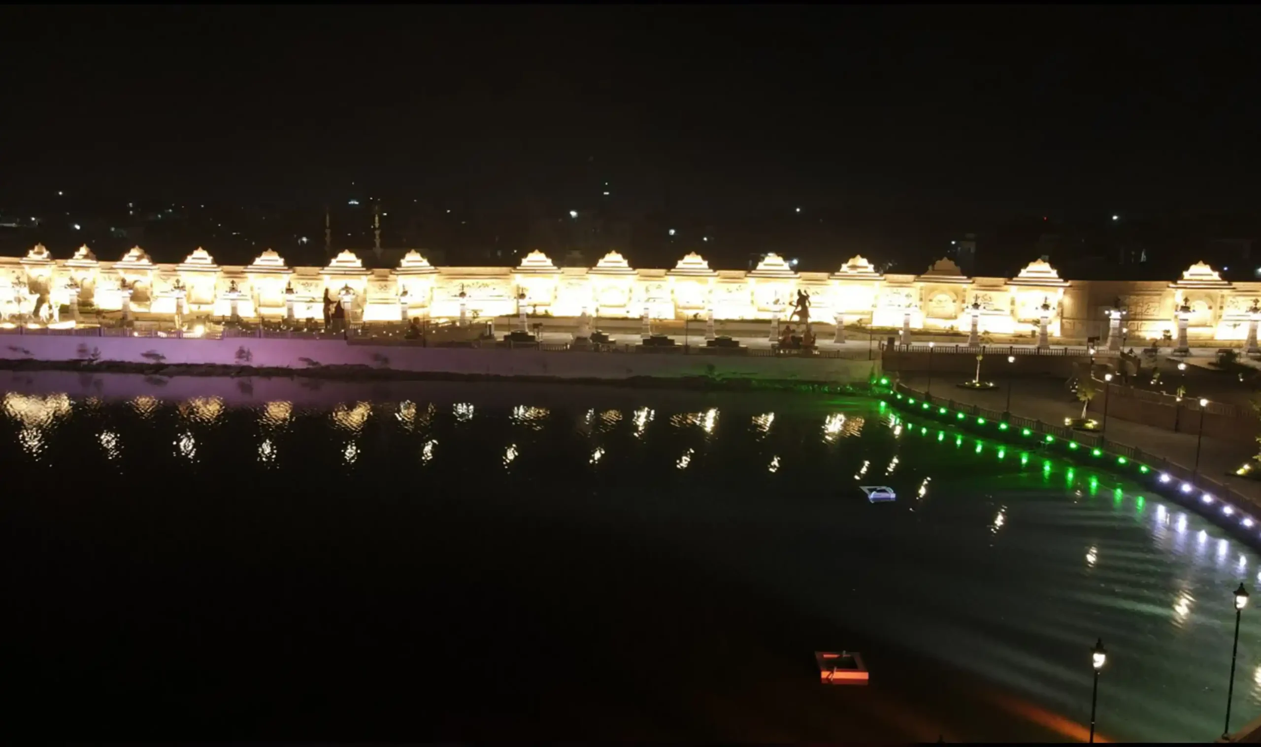 Aqua screen Projection Show, Rudrasagar, Mahakal Lok, Ujjain, MP