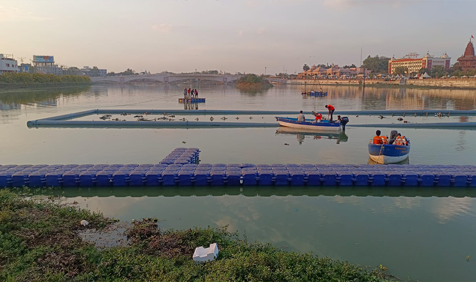 Aqua screen Projection Show installation, Mahakal Lok, Ujjain, MP