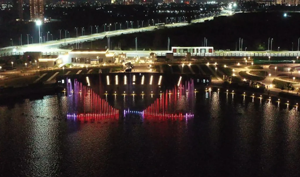 Fountain, Light & Sound show, Atal Sarovar, Rajkot, Gujarat