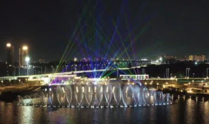 Fountain, Light & Sound show, Atal Sarovar, Rajkot, Gujarat