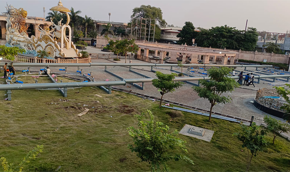 Aqua screen Projection Show installation, Mahakal Lok, Ujjain, MP