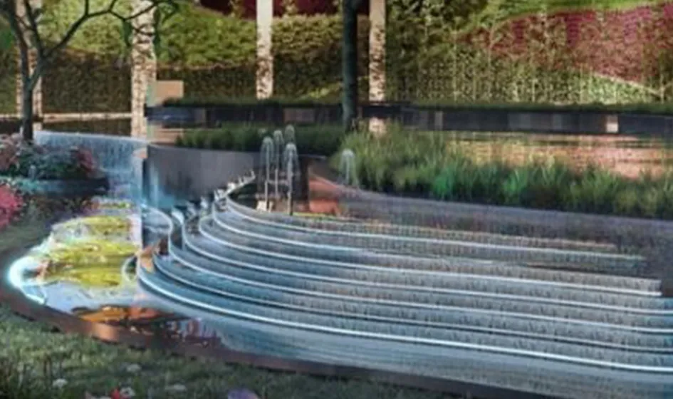 Architecture Fountain at Mohali